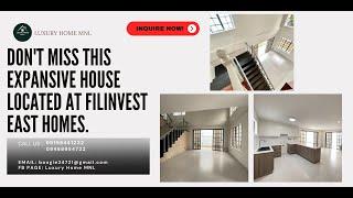 Ready for Occupancy House and Lot for Sale located at Filinvest East Homes