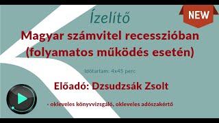 Magyar számvitel recesszióban (folyamatos működés esetén)