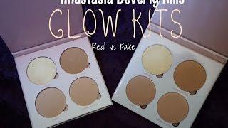 REAL vs FAKE: Anastasia Beverly Hills-GLOW KITS "That Glow"