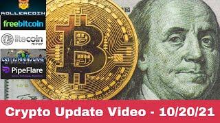 Crypto Update Video - 10/20/2021 - Huge Rollercoin Announcement! CMG!  LTCMiner Being Sneaky!? More!