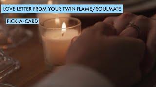 ️‍️‍Channeled Love Letter From Your Twin Flame Or Soulmate️Pick-A-Card️