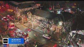 Firefighters respond to 3 alarm fire on Main Street in Falmouth