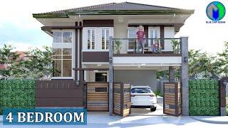 Two Storey House Design, 4 Bedroom