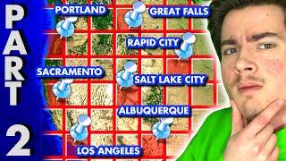 Name a US City in EVERY SQUARE Quiz (Advanced Mode Finale!)
