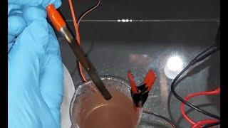 Making A Lead Dioxide Anode and A DIY Lead Acid Battery