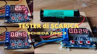 Tester di scarica ZB2L3 su batterie 18650