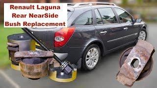 Replacing 2007 Renault Laguna Rear NEARSIDE Axle Bush.  Using £40 Removal/Install Tool 