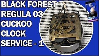 Welby Corp. Black Forest 8 Day Regula 3 Cuckoo Clock Service - Part 1