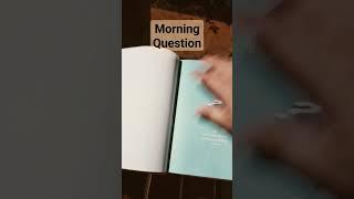 Morning Question #MorningQuestion #질문하면달라진다 #생각명료화전문가김일 #생따오프너김일코치 #좋은생각 #좋은질문 #생각의각도