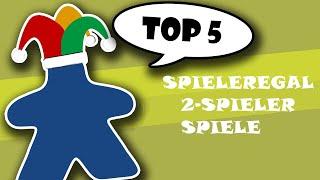 Top 5 aus dem Spieleregal: 2 Spieler Spiele