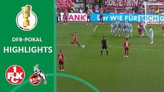 What a THRILLER! | 1. FC Kaiserslautern vs. 1. FC Köln 3-2 | Highlights | DFB-Pokal Second - Round 2