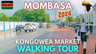 A Morning in EAST AFRICA  | 4K Walking Tour through Mombasa’s Largest Open Market - Kongowea  