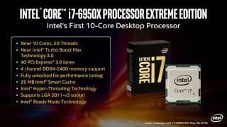 Intel Broadwell-E Core i7 6950X, i7 6900K, i7 6850K and i7 6800K Review Test