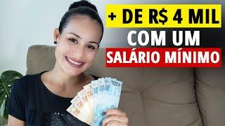 6 passos para JUNTAR DINHEIRO ganhando POUCO | Faça isso para POUPAR DINHEIRO