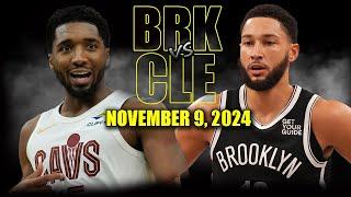 Cleveland Cavaliers vs Brooklyn Nets Full Game Highlights - November 9, 2024 | 2024-25 NBA Season