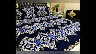 6PC Vicky Razayi Set  Cotton500 GSM fillingKing Size1 Razayi 1 Bedsheet 90/95  4 Pillow cover