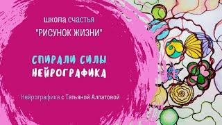 Сакральная геометрия. Спирали силы. Рисунок меняющий жизнь.  #Нейрографика с #Татьяной_Алпатовой