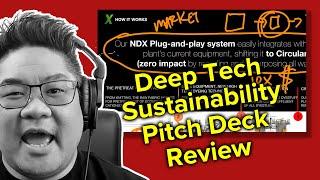 Pitch Deck Review: Deep Tech Sustainability Startup