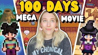I Played 100 Days of Stardew Valley (Mega Movie Compilation)