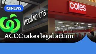 ACCC sues Woolworths, Coles over allegations of misleading pricing | ABC News