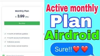 Premium Plan buy ONE month Airdroid...