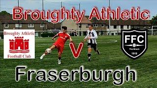 Match abandoned after 6 goals and 77 minutes | Broughty Athletic v Fraserburgh Preseason friendly