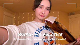 Watch me practice (as a music major) Tchaikovsky Violin Concerto【リアルヴァイオリン練習風景】チャイコフスキーヴァイオリン協奏曲