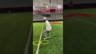 Route Surgeon Ladder Drills to improve footwork #fyp #shorts #football