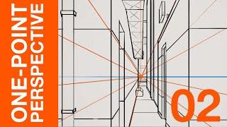 Perspective Drawing - 02: One Point Perspective