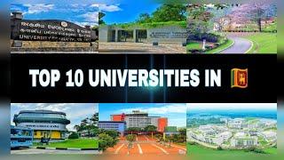 Top 10 SRI LANKAN PRIVATE & GOVERMENT UNIVERSITIES