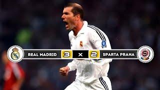 Sparta Praha  ×  Real madrid | 2 × 3 | HIGHLIGHTS | All Goals | Champions league 2001/2002