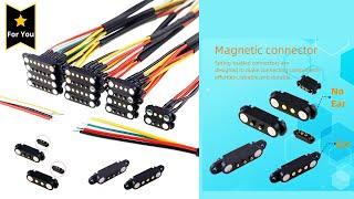 Upgrade Your Projects with Versatile Magnetic Pogo Pin Connectors "2A, 2 5mm Pitch"