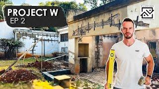 Flipping a Tuscan Disaster – Structural Crack Repairs! (Project W - Ep 2)