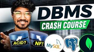 DBMS Crash Course | Database Management Systems Concepts Explained Simple - 2024 | Tamil