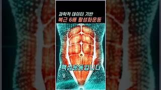 과학적 데이터 기반 6배 더 효율적인 복근운동
