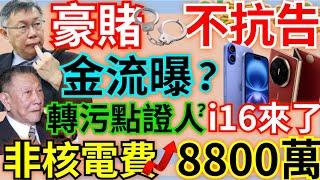 9.10.24【謝葉蓉｜7 葉蓉早報新聞】柯文哲豪賭不抗告！爆柯掌握木可帳房？沈慶京轉汙點證人？│iPhone16曝PK華為Mate XT│非核漲電價！國安局電費8800萬│川普：拒美元徵100%關稅