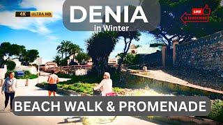 Denia 4K Walk  Las Rotas Walking in Winter ️ Denia Nature  #denia4kwalk