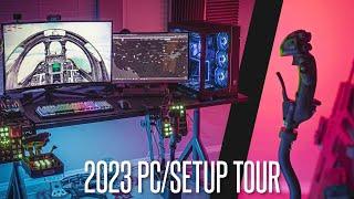 MY 2023 MILSIM / FLIGHTSIM SETUP! - Drewski's Meta PC, HOTAS, Peripherals, and Room Review