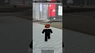 Bro thought he could run  #roblox #tsb #jjs  #robloxedit #robloxmemes  #gojo