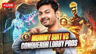  FIRE MUMMY SUIT VS CONQUEROR PRO PLAYERS | DYNAMO GAMING