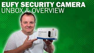 Eufy 2c security camera unboxing and overview.