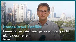 Luc Walpot (ZDF-Korrespondent) aus Tel Aviv u.a. zur Lage im Gazastreifen am 02.11.23