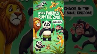 what if pandas were zookeepers #whatif #panda #zookeepers #funny #zoo #hypotheticalanimals #funny