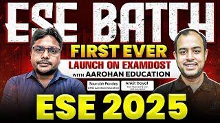 First Ever ESE Batch Launch on Examdost | ESE 2025 | Ankit Goyal