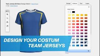 Jersey Design: Design your costum jerseys for your team with the owayo-3D-Configurator