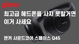 최고급 헤드폰을 사지 못할 거면, 이거 사세요. 앤커 사운드코어 스페이스  Q45 리뷰