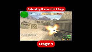 Defending B solo with 4 frags #4k #beast #beastmode #insane #nostalgia #cs16 #counterstrike