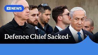 Netanyahu sacks Israeli defence minister over ‘crisis of trust’ | ABC News