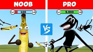 NOOB vs. PRO: CARTOON DOG vs. BANANA! (Garry's Mod Sandbox) | JustJoeKing