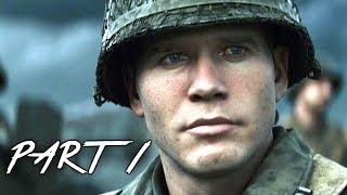 CALL OF DUTY WW2 Walkthrough Gameplay Part 1 - Normandy - Campaign Mission 1 (COD World War 2)